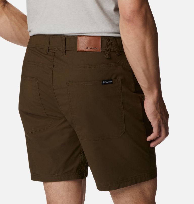 Men's Cobble Creek 5-Pocket Shorts, Color: Olive Green, image 5