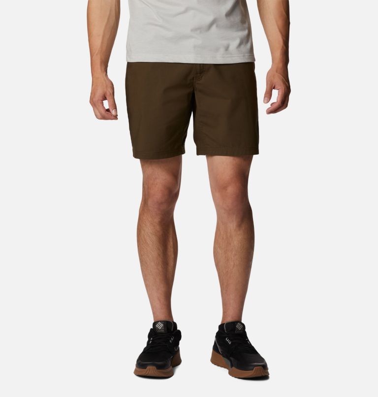 Thumbnail: Men's Cobble Creek 5-Pocket Shorts, Color: Olive Green, image 1