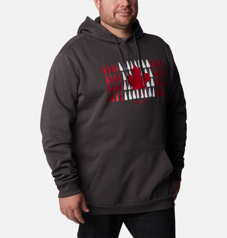 Men's CSC Country Logo Hoodie - Big, Color: Shark, Canada Timberline Flag Graphic, image 5