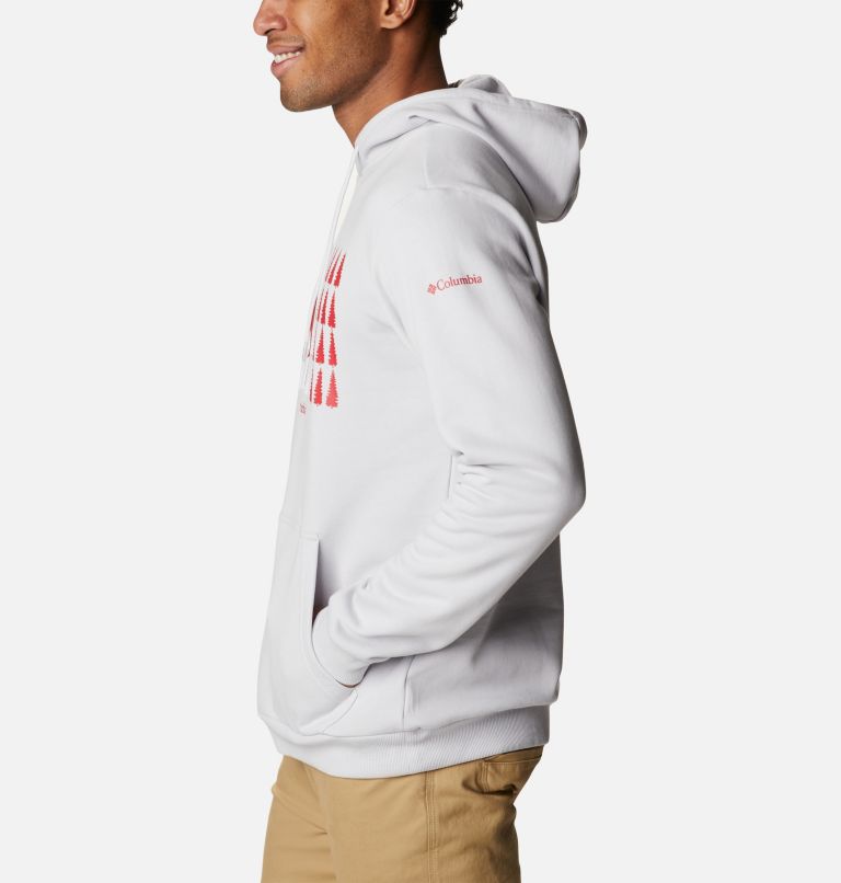 Men's CSC Country Logo Hoodie - Tall, Color: Nimbus Grey, Canada Timberline Flag Grap, image 3