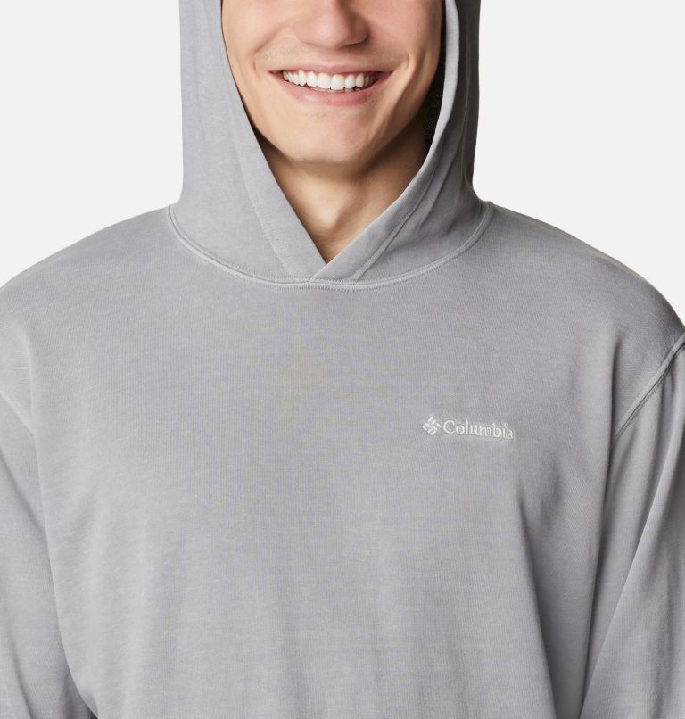 Men's Columbia Lodge French Terry Novelty Hoodie, Color: Columbia Grey, image 4