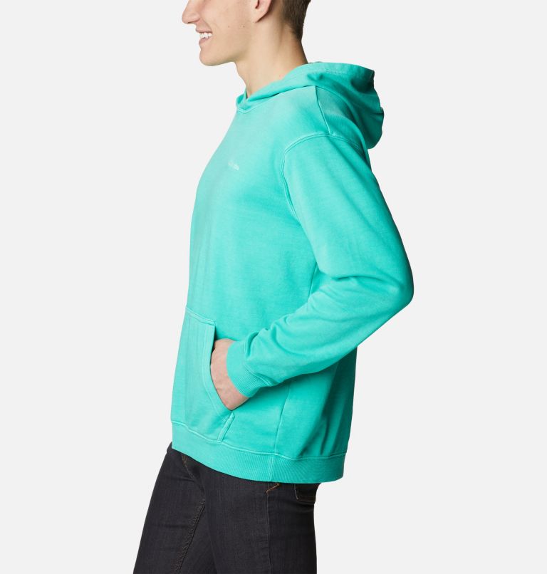 Men's Columbia Lodge French Terry Novelty Hoodie, Color: Electric Turquoise, image 3