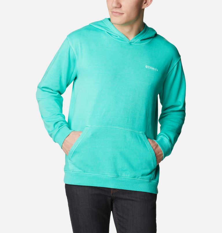 Men's Columbia Lodge French Terry Novelty Hoodie, Color: Electric Turquoise, image 5