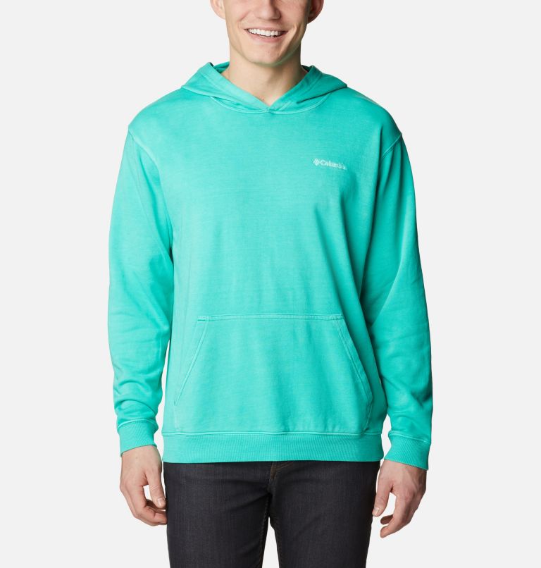 Men's Columbia Lodge French Terry Novelty Hoodie, Color: Electric Turquoise, image 1
