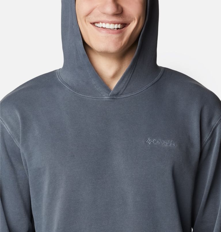Thumbnail: Men's Columbia Lodge French Terry Novelty Hoodie, Color: Dark Mountain, image 4