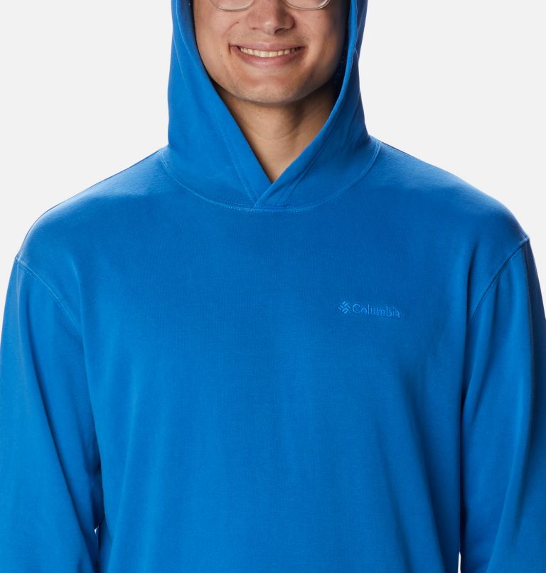 Thumbnail: Men's Columbia Lodge French Terry Novelty Hoodie, Color: Compass Blue, image 4