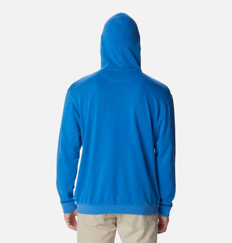 Men's Columbia Lodge French Terry Novelty Hoodie, Color: Compass Blue, image 2