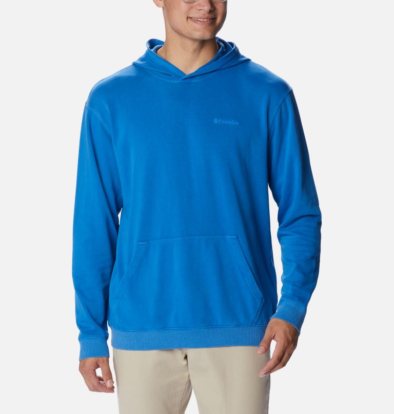 Men's Columbia Lodge French Terry Novelty Hoodie, Color: Compass Blue, image 1