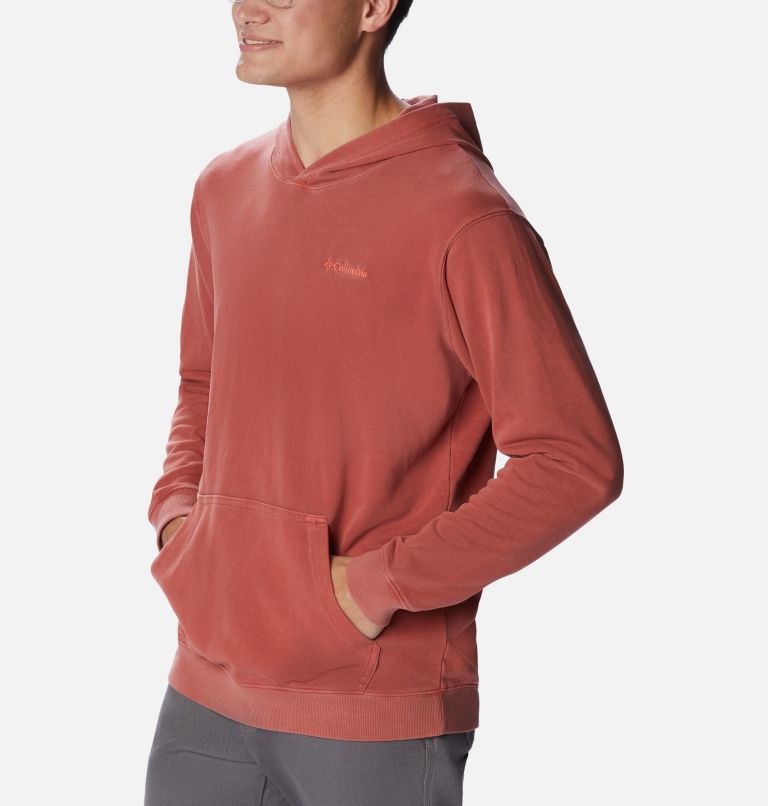 Men's Columbia Lodge French Terry Novelty Hoodie, Color: Dark Coral, image 5
