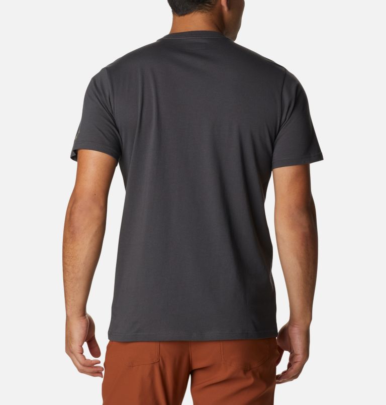 T-shirt Graphique Casual en Coton Biologique CSC Homme, Color: Shark, Stack Attack Logo, image 2