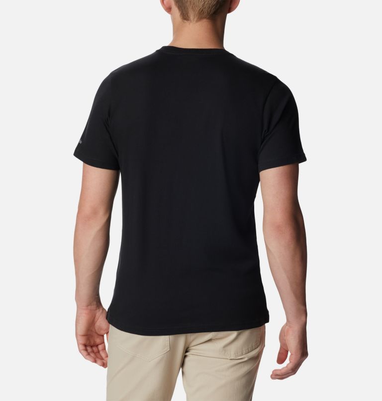 Thumbnail: Men’s CSC Graphic Casual Organic Cotton T-shirt, Color: Black, C Sportswear 2, image 2