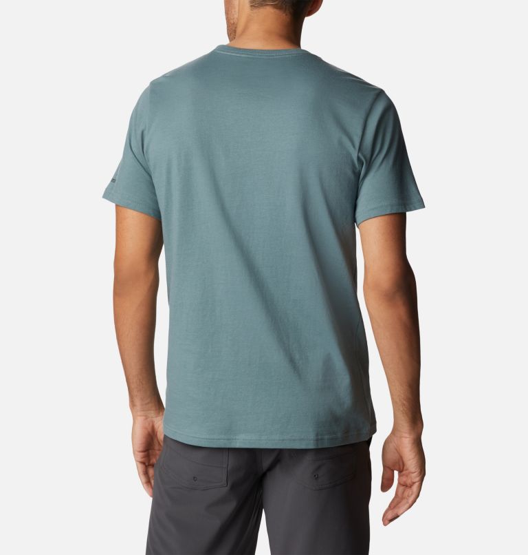 Men’s CSC Graphic Casual Organic Cotton T-shirt, Color: Metal, Centered Gem, image 2