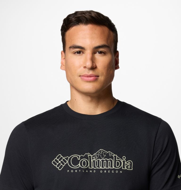 Camiseta con logotipo de temporada CSC para hombre, Color: Black, Branded Peaks, image 4