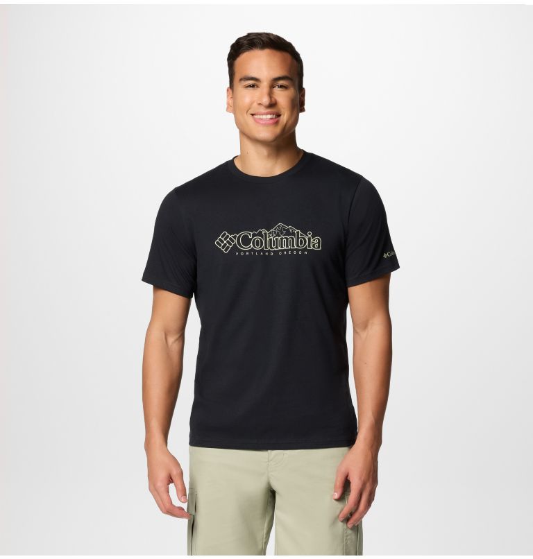 Camiseta con logotipo de temporada CSC para hombre, Color: Black, Branded Peaks, image 1