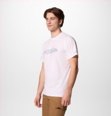 T-shirt con logo della stagione CSC da uomo, Color: White, Branded Peaks, image 15