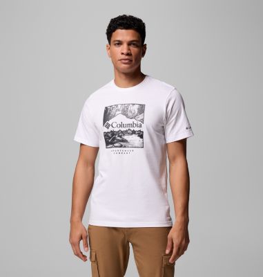 T-shirt con logo della stagione CSC da uomo, Color: White, Waterscape, image 9