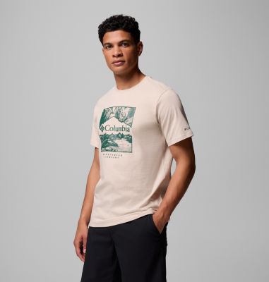 T-shirt con logo della stagione CSC da uomo, Color: Dark Stone, Waterscape, image 8