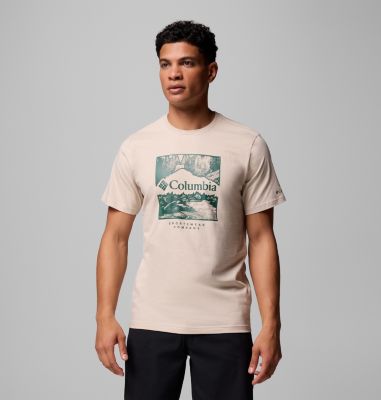 T-shirt con logo della stagione CSC da uomo, Color: Dark Stone, Waterscape, image 5