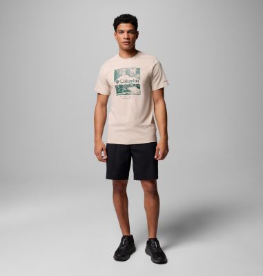 T-shirt con logo della stagione CSC da uomo, Color: Dark Stone, Waterscape, image 6