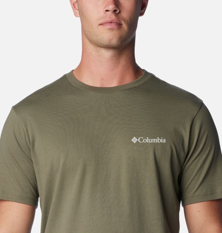 CSC Seasonal Logo Tee, Color: Stone Green, Timberline Trails Graphic, image 4