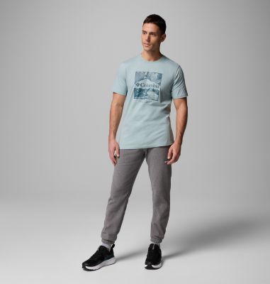 T-shirt con logo della stagione CSC da uomo, Color: Crushed Blue, Waterscape, image 2