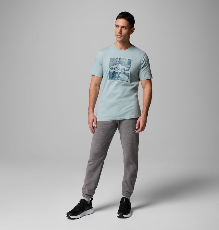 CSC Seasonal Logo Tee, Color: Crushed Blue, Waterscape, image 2