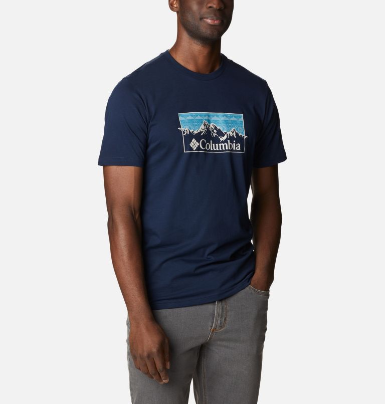 CSC Seasonal Logo Tee, Color: Collegiate Navy, Checkered Range Graphic, image 5