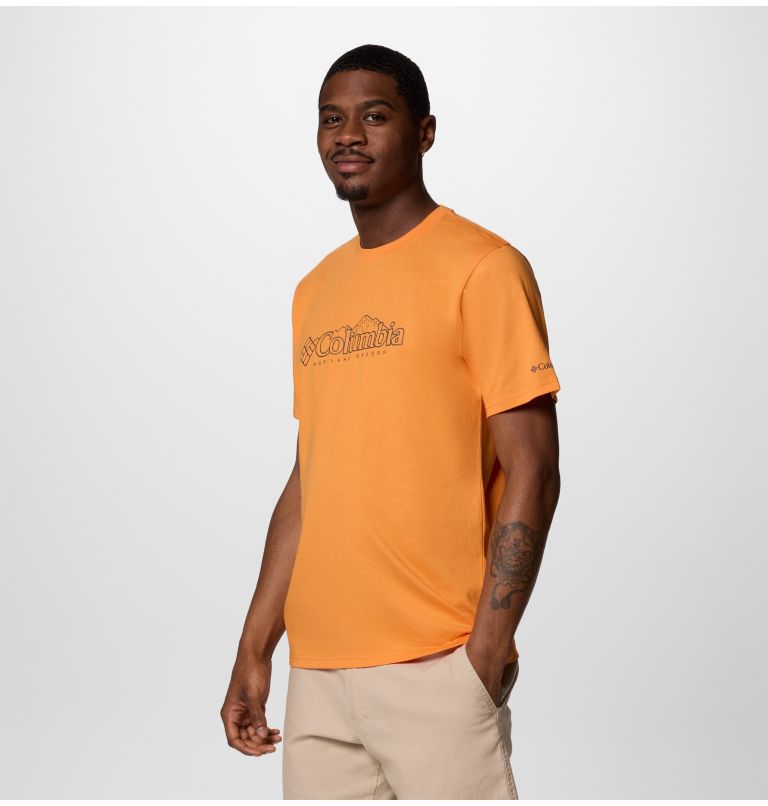 Men’s CSC Graphic Casual Organic Cotton T-shirt, Color: Koi, Branded Peaks, image 3