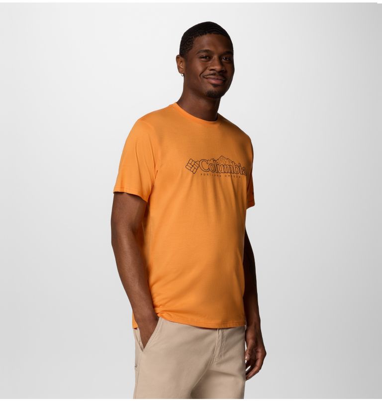 Men’s CSC Graphic Casual Organic Cotton T-shirt, Color: Koi, Branded Peaks, image 5
