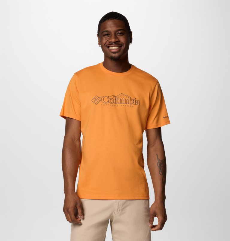 Men’s CSC Graphic Casual Organic Cotton T-shirt, Color: Koi, Branded Peaks, image 1