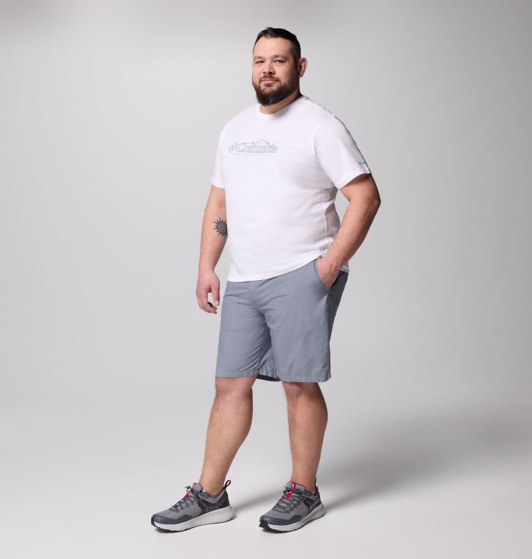 T-shirt Casual avec Logo en Coton Biologique CSC Seasonal Homme - Grande Taille, Color: White, Branded Peaks, image 2