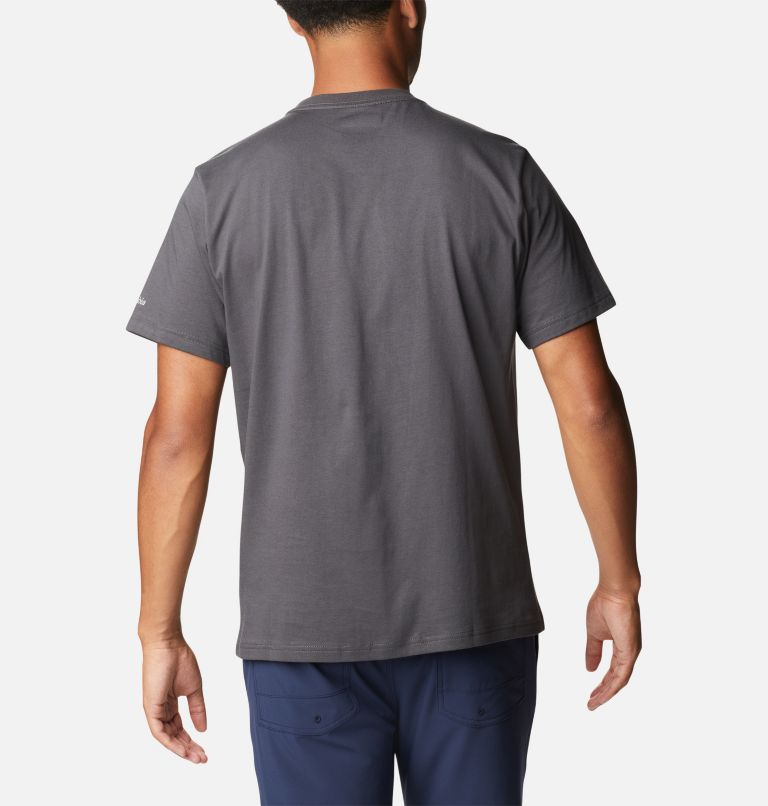 Men's CSC Country Logo Tee, Color: Shark, US Hood Flag Logo, image 2