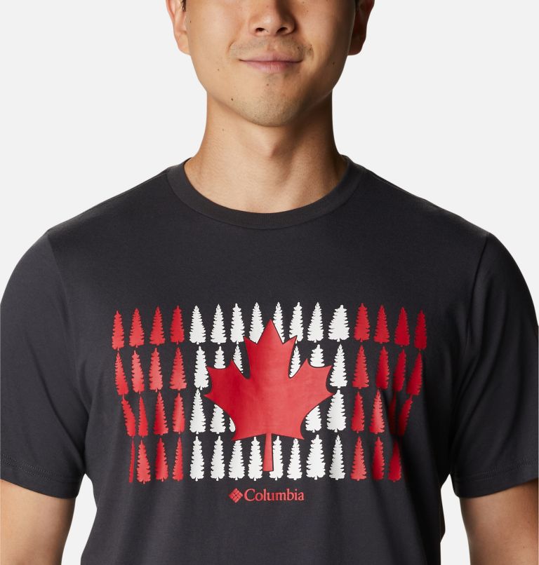 Thumbnail: T-shirt CSC Country Logo Homme, Color: Shark, Canada Timberline Flag Logo, image 4