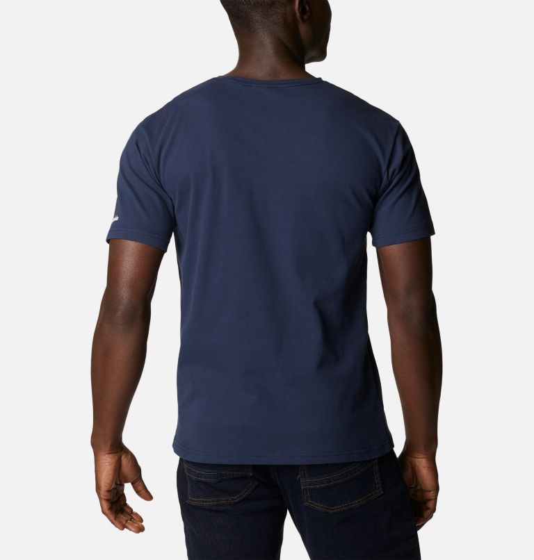 Men’s Pacific Crossing Graphic T-Shirt, Color: Collegiate Navy, CSC Stacked Logo