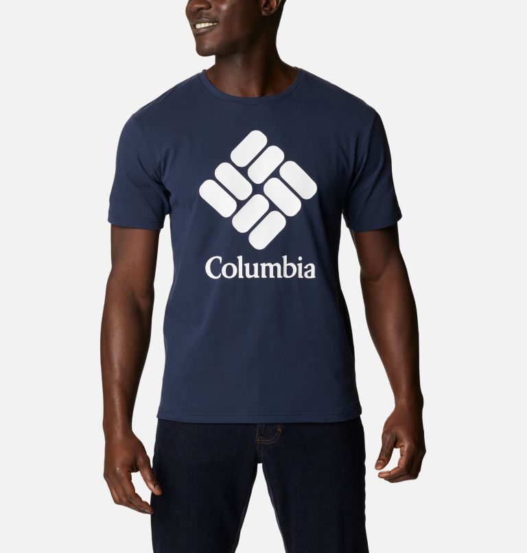 Pacific Crossing Graphic Tee | 464 | S, Color: Collegiate Navy, CSC Stacked Logo, image 1