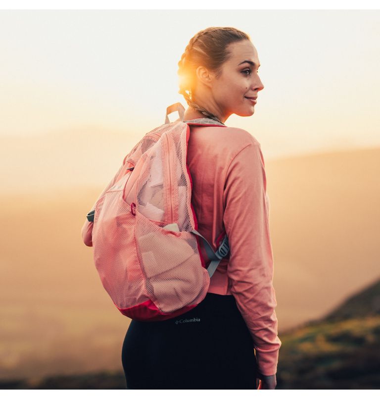 Tandem Trail 20L Mesh Backpack | 879 | O/S, Color: Coral Reef, Red Hibiscus, image 4
