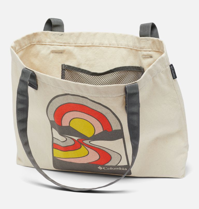 Camp Henry Tote, Color: Undyed Canvas, Sun Trek Trails II, image 3