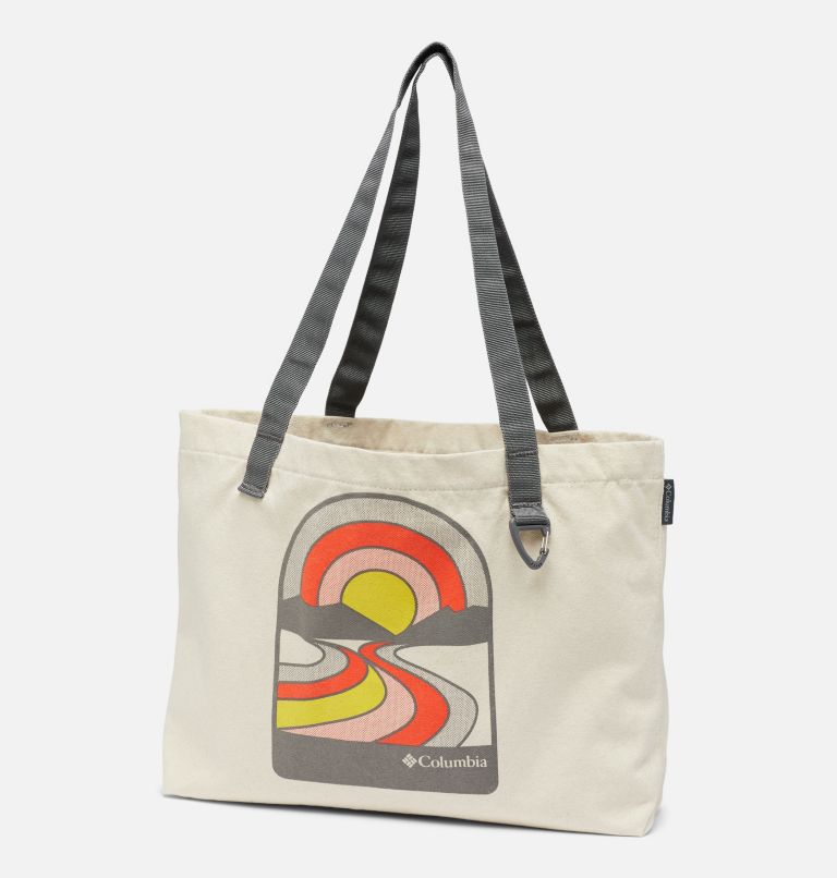 Camp Henry Tote, Color: Undyed Canvas, Sun Trek Trails II, image 1
