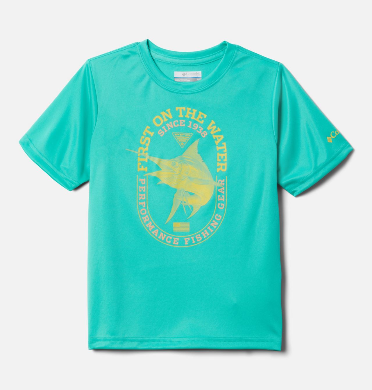 Boys' PFG Terminal Tackle™ First On The Water Short Sleeve Shirt 1