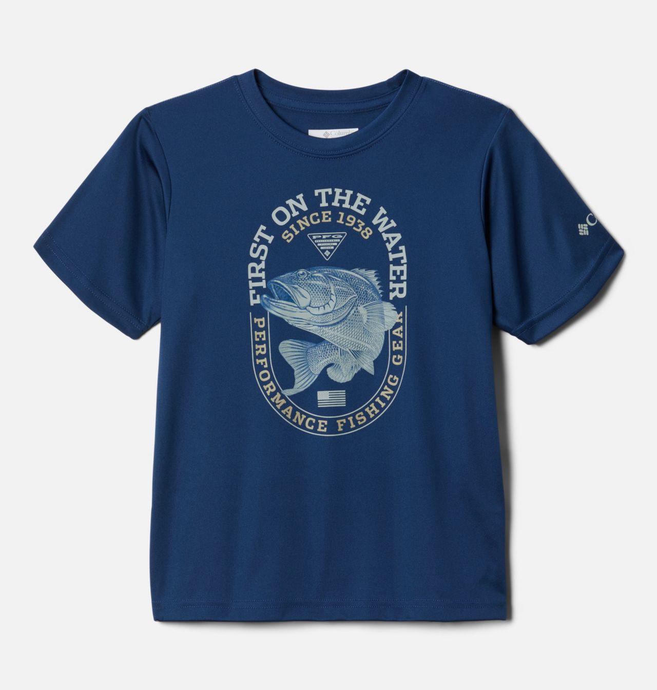 Boys' PFG Terminal Tackle™ First On The Water Short Sleeve Shirt 1