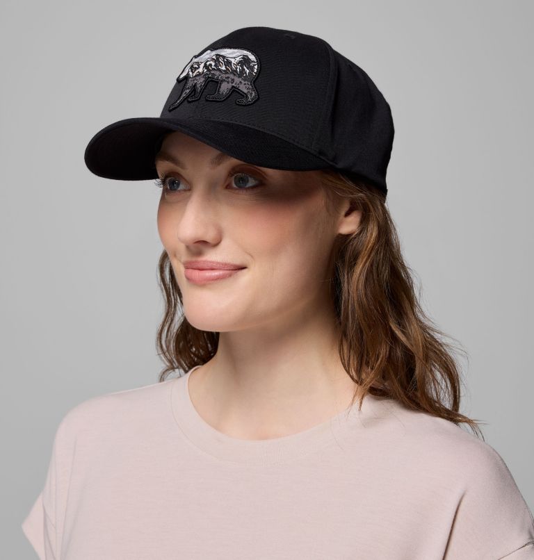Lost Lager 110 Snapback Hat, Color: Black, Sisters Bear, image 5