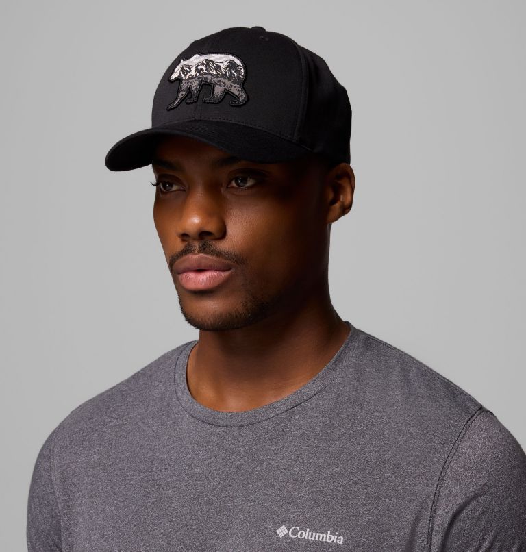 Lost Lager 110 Snapback Hat, Color: Black, Sisters Bear, image 3