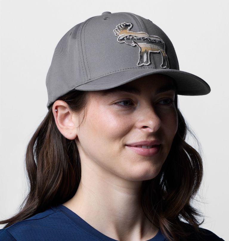 Lost Lager 110 Snap Back, Color: City Grey, Scenic Moose, image 5