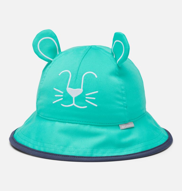 Youth Tiny Animal Bucket Hat | 362 | O/S, Color: Electric Turquoise, White, image 1