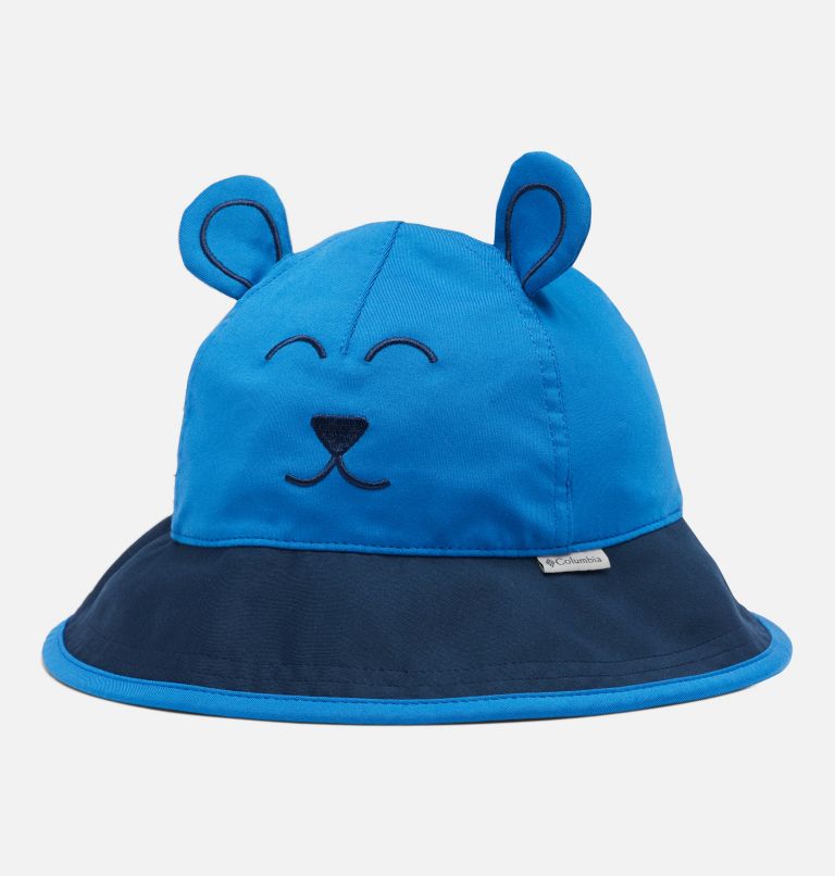 Columbia Tiny Animal Bucket Hat - Youth OS Bright Indigo - Collegiate Navy