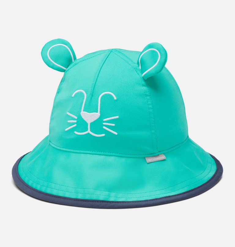 Toddler Tiny Animal Bucket Hat | 362 | O/S, Color: Electric Turquoise, White