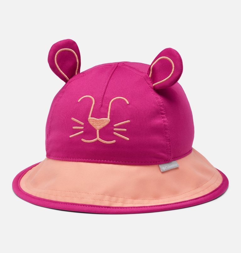 Toddler Tiny Animal Bucket Hat | 665 | O/S, Color: Wild Fuchsia, Coral Reef
