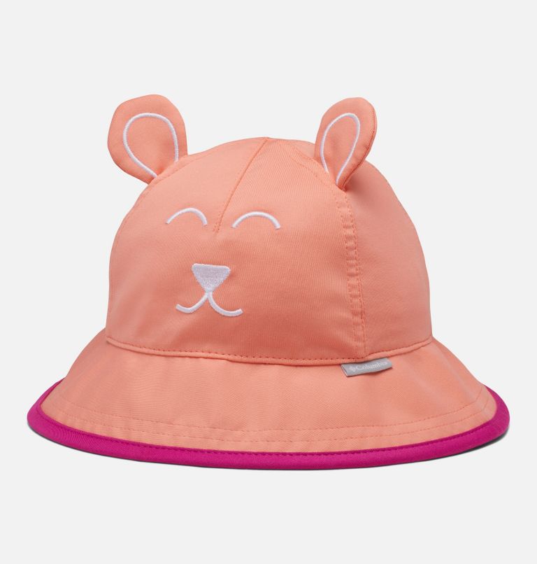 Toddler Tiny Animal Bucket Hat | 879 | O/S, Color: Coral Reef, White