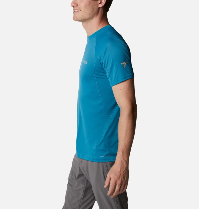 Men's Titan Pass Short Sleeve Shirt, Color: Deep Marine, image 3