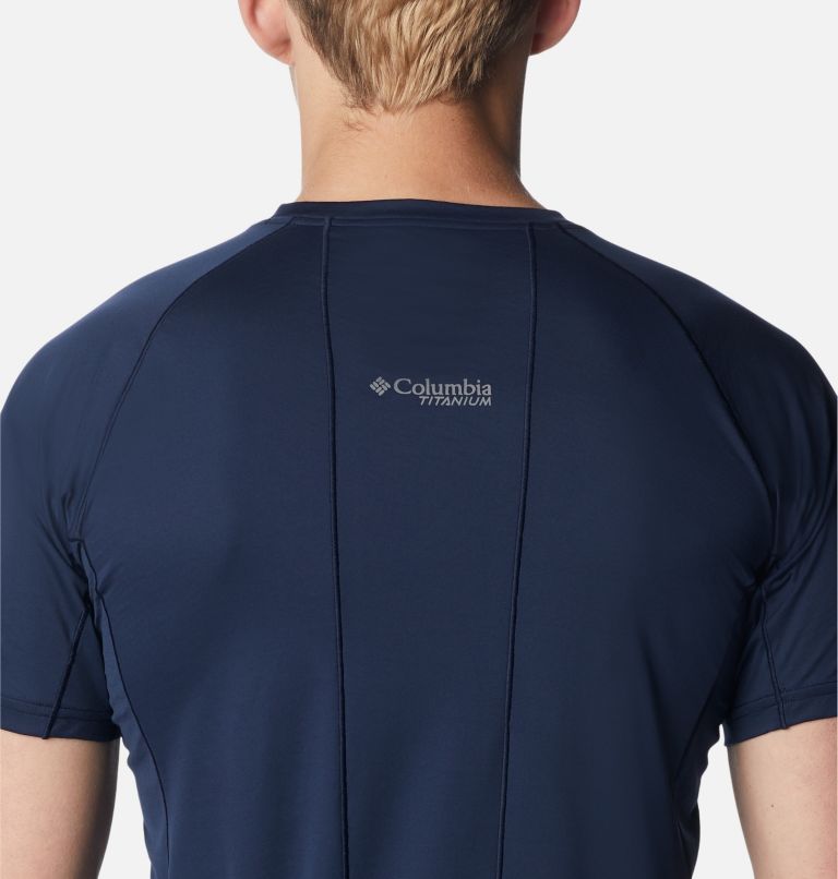 Men's Titan Pass Short Sleeve Shirt, Color: Collegiate Navy, image 5